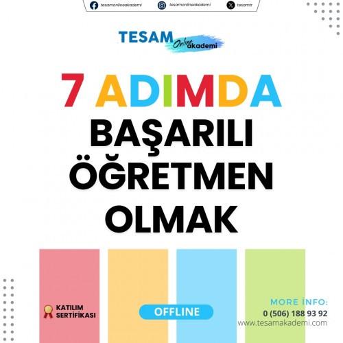 7 Adımda Başarılı Öğretmen Olmak